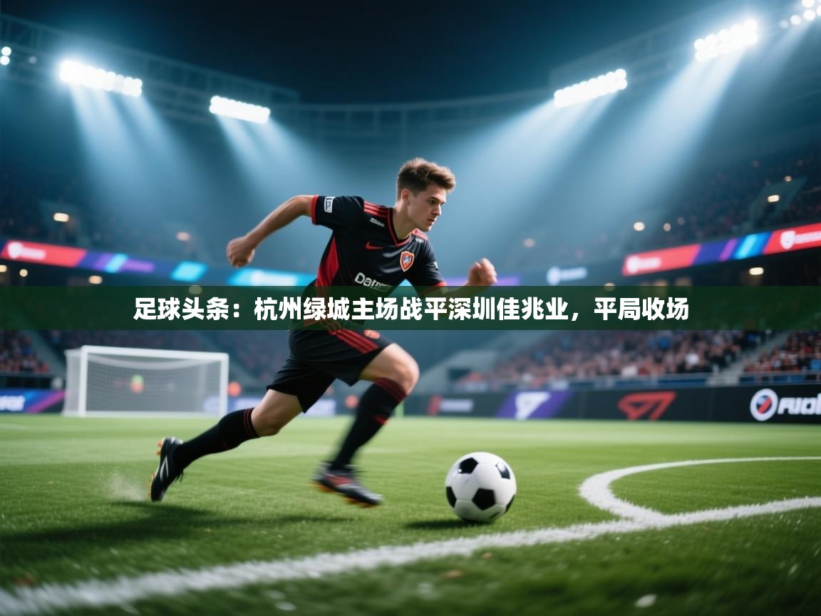 开云体育在线网址-足球头条:杭州绿城主场战平深圳佳兆业,平局收场