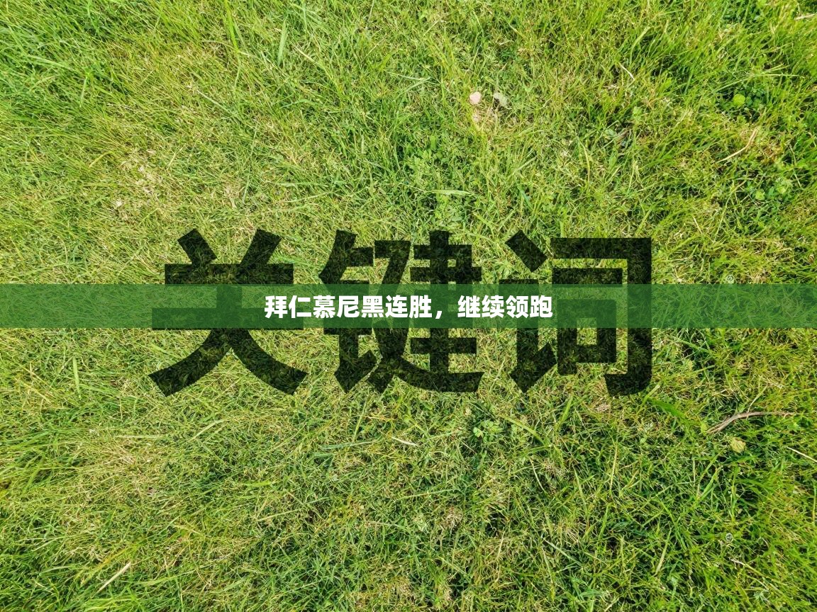 -拜仁慕尼黑连胜，继续领跑  第2张